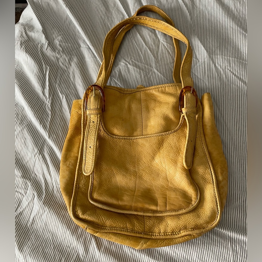 pilcro & the letterpress by anthro • leather tote